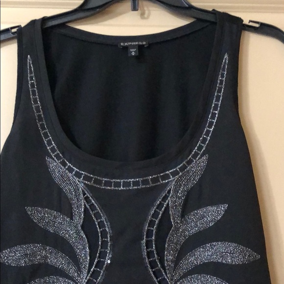 Elegant Glittering Fantasy Embroidered Express Top - Picture 3 of 3